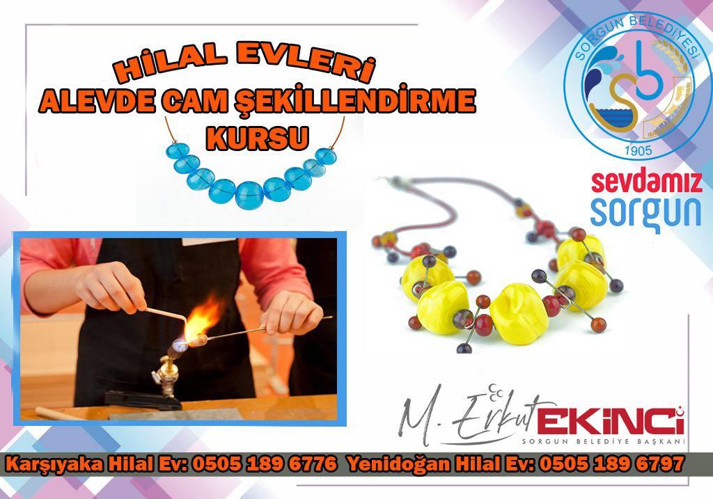 HİLAL EVLER ALEVDE CAM ŞEKİLLENDİRME KURSU