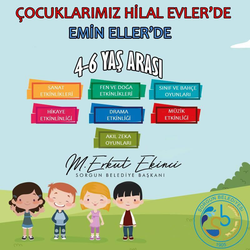 ÇOCUKLARIMIZ HİLALEVLERDE EMİN ELLERDE (4-6 YAŞ ARASI)